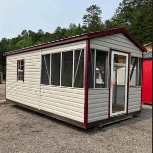 12x24 Metal Grey/Plum.Screen Porch