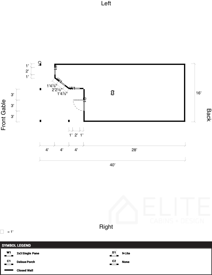 Smoky Mountain Cabin 16x40 - Image 2
